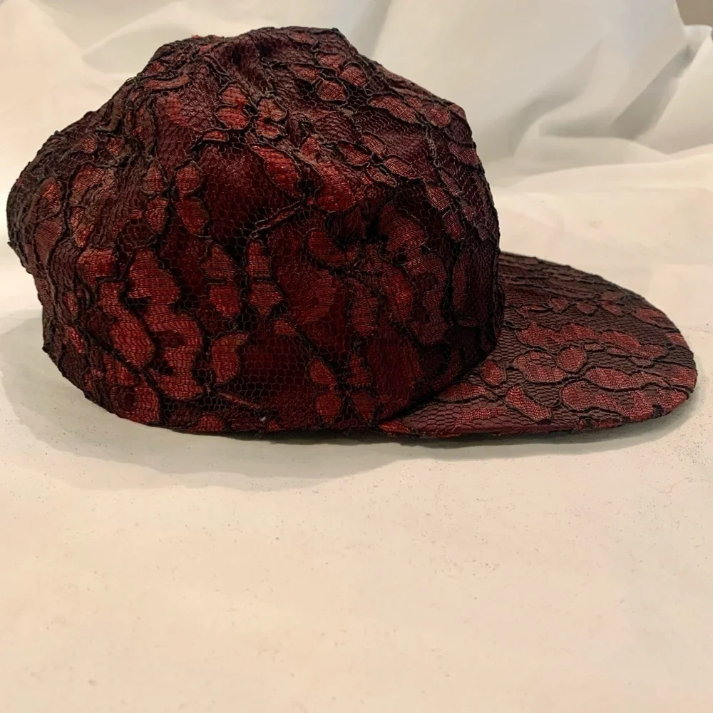 SET of 2 Fashion Hats Ballcap-Style w/ Bling & Lace Yehasso Stylish & Fun